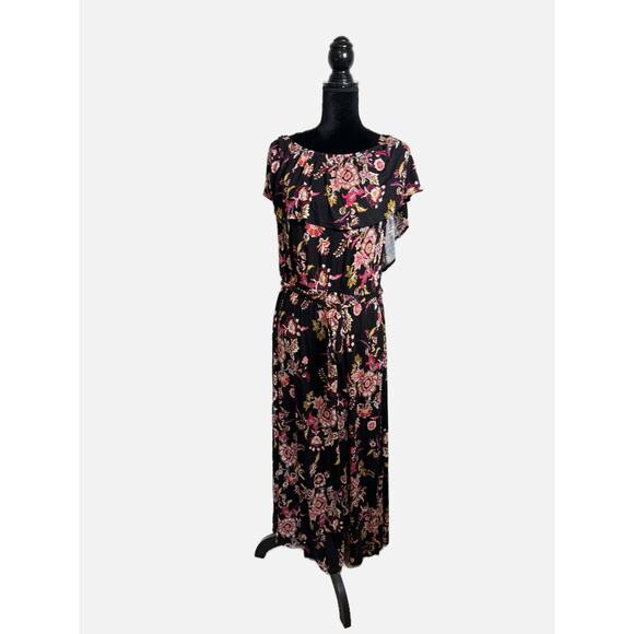 Lane Bryant 4-in-1 Convertible Maxi Dress Plus 18/20 NWT Off Shoulder Paisley - Picture 3 of 16